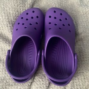Size 9 dark purple crocs